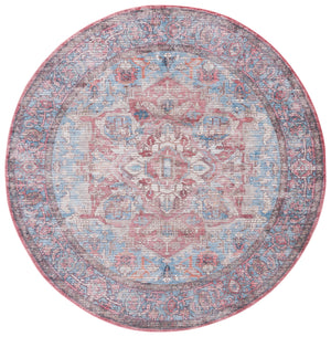 Safavieh Serapi Traditional Style Area Rug - Timeless Charm, Durable, Washable, Elegant Design For Any Space Blue ,Rust 52% Cotton,25% Jute,20% Polyester Chenille,3% Polyester Sep624m-8