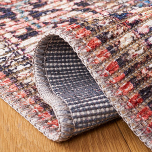 Safavieh Serapi Traditional Style Area Rug - Timeless Charm, Durable, Washable, Elegant Design For Any Space Rust ,Navy 52% Cotton,25% Jute,20% Polyester Chenille,3% Polyester Sep624p-7sq