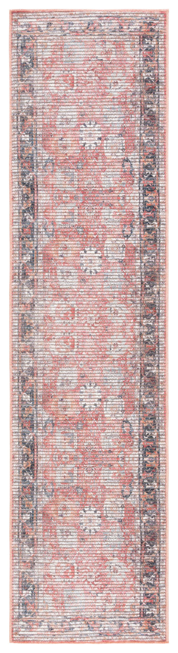 Safavieh Serapi Timeless Elegance Area Rug – Stylish Power-loomed Design For Modern & Traditional Spaces Rust ,Grey 52% Cotton,25% Jute,20% Polyester Chenille,3% Polyester Sep628p-4