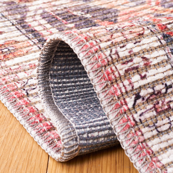 Safavieh Serapi Timeless Elegance Area Rug – Stylish Power-loomed Design For Modern & Traditional Spaces Rust ,Grey 52% Cotton,25% Jute,20% Polyester Chenille,3% Polyester Sep628p-4