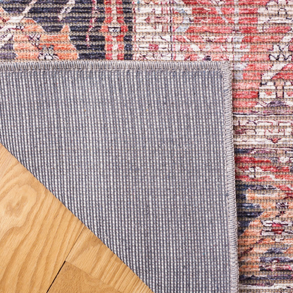 Safavieh Serapi Timeless Elegance Area Rug – Stylish Power-loomed Design For Modern & Traditional Spaces Rust ,Grey 52% Cotton,25% Jute,20% Polyester Chenille,3% Polyester Sep628p-4