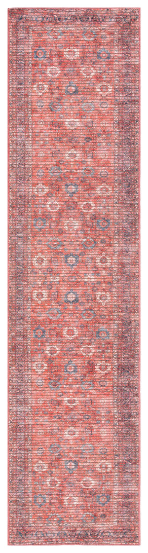 Safavieh Serapi Exquisite Turkish Area Rug - Timeless Elegance In Rust And Blue, Durable & Washable Design Rust ,Blue 52% Cotton,25% Jute,20% Polyester Chenille,3% Polyester Sep646p-9