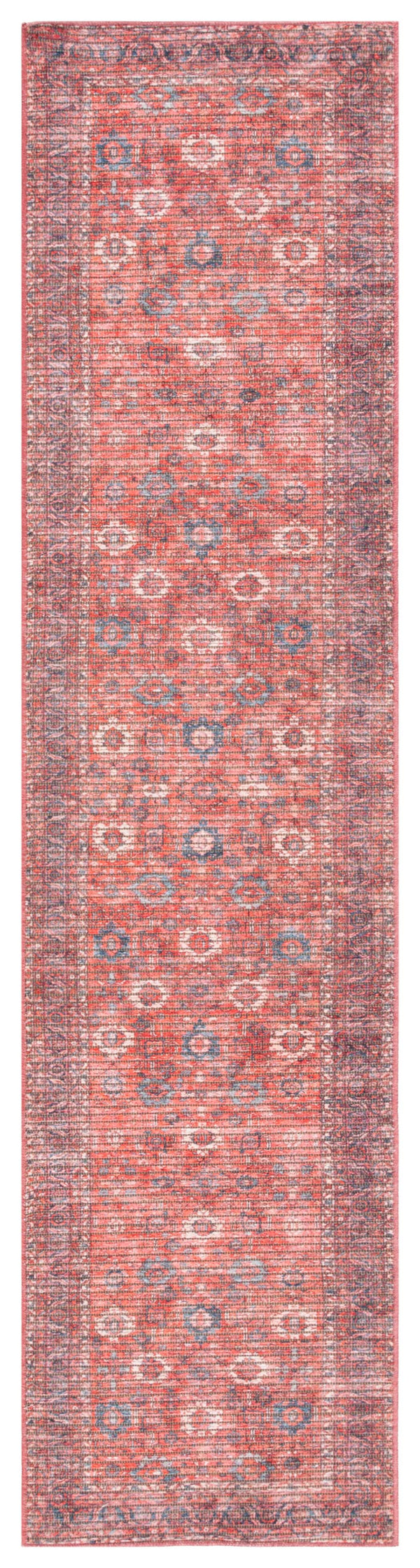 Safavieh Serapi Exquisite Turkish Area Rug - Timeless Elegance In Rust And Blue, Durable & Washable Design Rust ,Blue 52% Cotton,25% Jute,20% Polyester Chenille,3% Polyester Sep646p-9