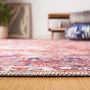 Safavieh Serapi Exquisite Turkish Area Rug - Timeless Elegance In Rust And Blue, Durable & Washable Design Rust ,Blue 52% Cotton,25% Jute,20% Polyester Chenille,3% Polyester Sep646p-9