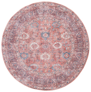 Safavieh Serapi Exquisite Turkish Area Rug - Timeless Elegance In Rust And Blue, Durable & Washable Design Rust ,Blue 52% Cotton,25% Jute,20% Polyester Chenille,3% Polyester Sep646p-9