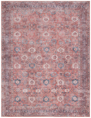 Safavieh Serapi Exquisite Turkish Area Rug - Timeless Elegance In Rust And Blue, Durable & Washable Design Rust ,Blue 52% Cotton,25% Jute,20% Polyester Chenille,3% Polyester Sep646p-9