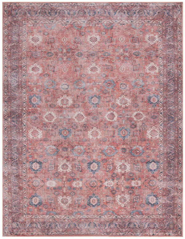 Safavieh Serapi Exquisite Turkish Area Rug - Timeless Elegance In Rust And Blue, Durable & Washable Design Rust ,Blue 52% Cotton,25% Jute,20% Polyester Chenille,3% Polyester Sep646p-9