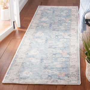 Safavieh Serapi Area Rug - Elegant Blue And Beige Design, Durable Power-loomed Craftsmanship For Modern Homes Blue ,Beige 52% Cotton,25% Jute,20% Polyester Chenille,3% Polyester Sep666m-7sq
