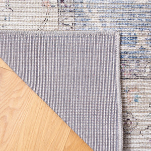 Safavieh Serapi Area Rug - Elegant Blue And Beige Design, Durable Power-loomed Craftsmanship For Modern Homes Blue ,Beige 52% Cotton,25% Jute,20% Polyester Chenille,3% Polyester Sep666m-7sq