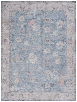 Safavieh Serapi Area Rug - Elegant Blue And Beige Design, Durable Power-loomed Craftsmanship For Modern Homes Blue ,Beige 52% Cotton,25% Jute,20% Polyester Chenille,3% Polyester Sep666m-7sq