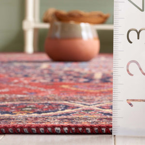 Safavieh Serapi Traditional Runner Area Rug - Elegant Artisanal Design For Timeless Home Decor And Comfort Rust ,Navy 75% Cotton,25% Chenille Sep814p-5