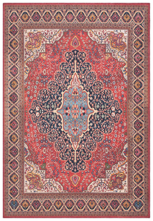 Safavieh Serapi Traditional Runner Area Rug - Elegant Artisanal Design For Timeless Home Decor And Comfort Rust ,Navy 75% Cotton,25% Chenille Sep814p-5