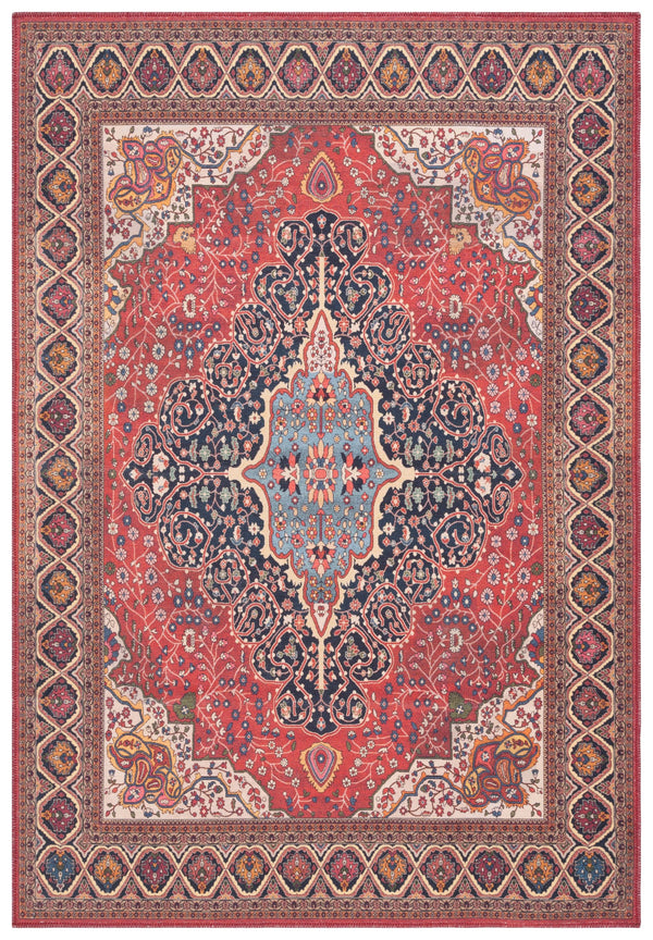 Safavieh Serapi Traditional Runner Area Rug - Elegant Artisanal Design For Timeless Home Decor And Comfort Rust ,Navy 75% Cotton,25% Chenille Sep814p-5