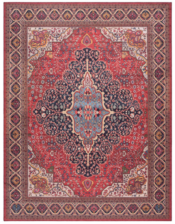 Safavieh Serapi Traditional Runner Area Rug - Elegant Artisanal Design For Timeless Home Decor And Comfort Rust ,Navy 75% Cotton,25% Chenille Sep814p-8