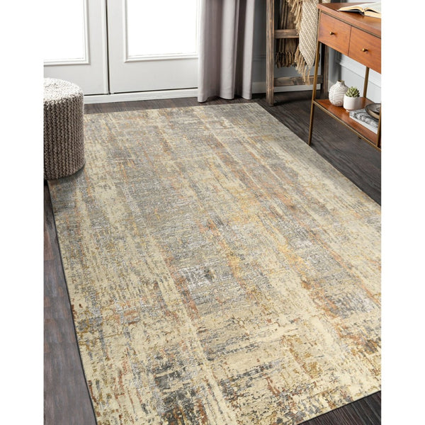 Amer Rugs Serena Hand-knotted Abstract Area Rug In Luxurious New Zealand Wool And Art Silk For Elegant Spaces Graphite Wool, Viscose Ser1060810