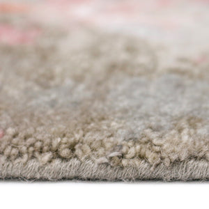 Serena Hand-knotted Wool Silk Abstract Area Rug for Modern Living Spaces