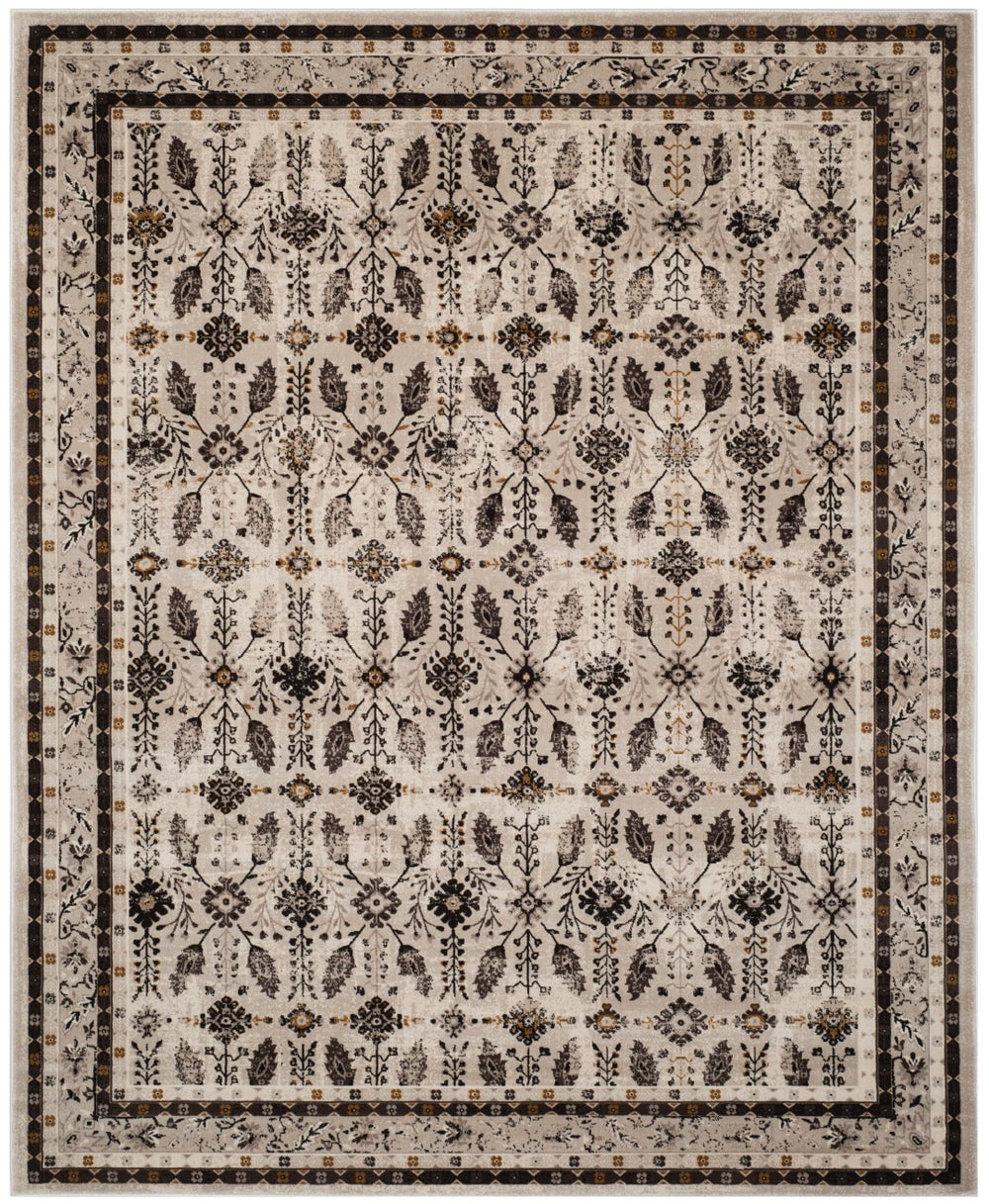 Safavieh Serenity 208 Power Loomed Rug Creme / Brown 8' x 10'