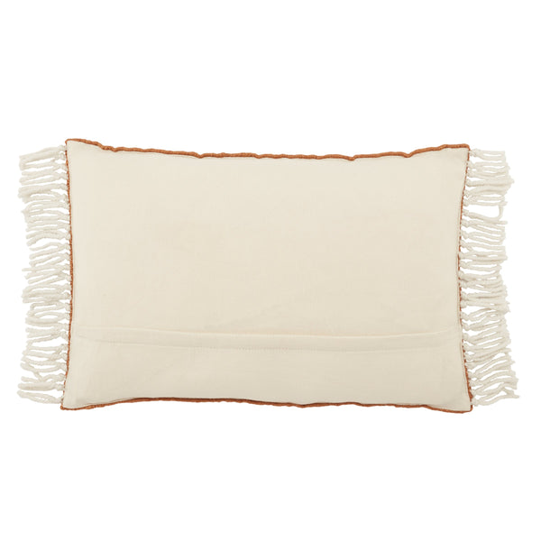 Jaipur Living Jaipur Living Odessa Chevron Lumbar Pillow Tassel Trim Woven Poly Indoor Outdoor Terracotta PLW103734