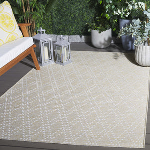 Safavieh Sunset Vibrant Area Rug - Medium Size Power-loomed Elegance & Durability For Home Décor Charm Beige ,Yellow 85% Polypropylene,15% Polyester Set850b-5