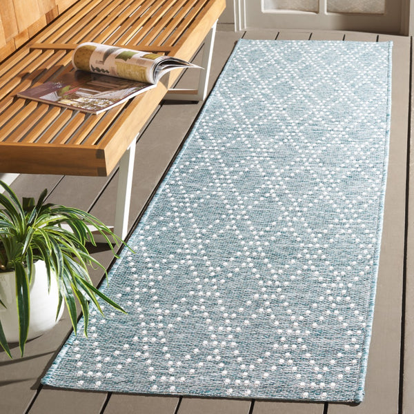 Safavieh Sunset Area Rug - Timeless Beige And Yellow Design For Indoor/Outdoor Comfort And Durability Aqua ,Beige 85% Polypropylene,15% Polyester Set850j-4