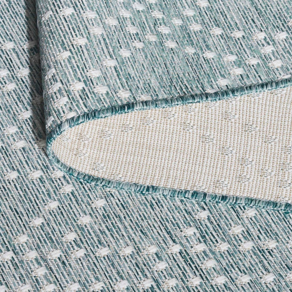 Safavieh Sunset Area Rug - Timeless Beige And Yellow Design For Indoor/Outdoor Comfort And Durability Aqua ,Beige 85% Polypropylene,15% Polyester Set850j-4