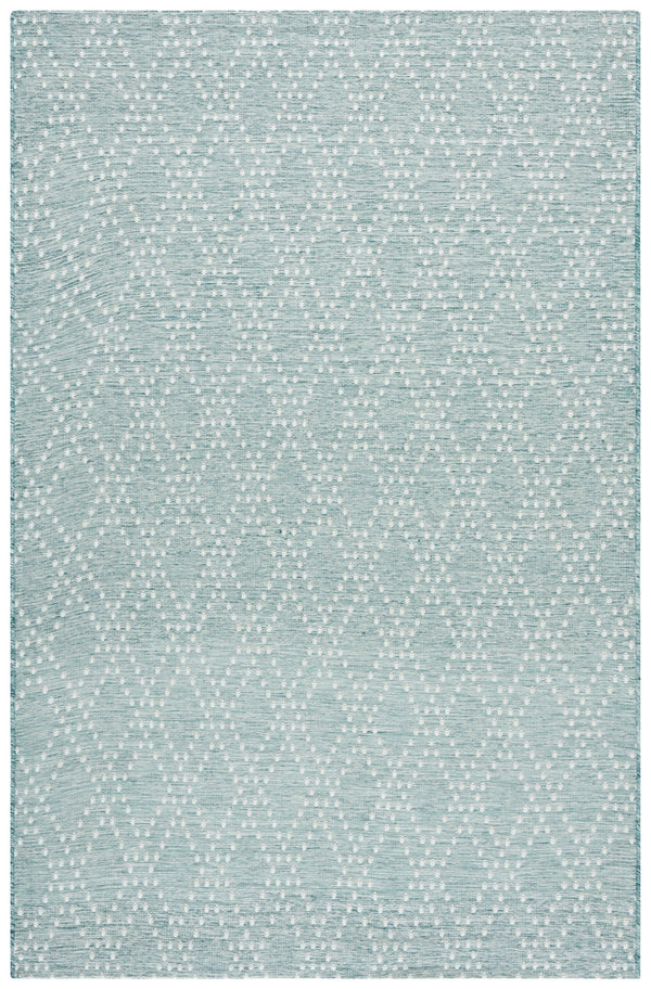 Safavieh Sunset Vibrant Area Rug - Medium Size Power-loomed Elegance & Durability For Home Décor Charm Aqua ,Beige 85% Polypropylene,15% Polyester Set850j-5