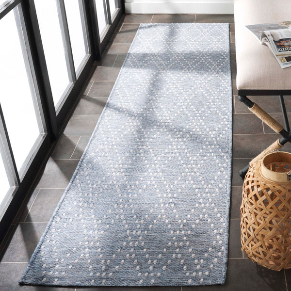 Safavieh Sunset Area Rug - Timeless Beige And Yellow Design For Indoor/Outdoor Comfort And Durability Blue ,Grey 85% Polypropylene,15% Polyester Set850m-9