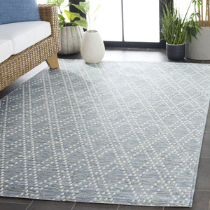 Safavieh Sunset Vibrant Area Rug - Medium Size Power-loomed Elegance & Durability For Home Décor Charm Blue ,Grey 85% Polypropylene,15% Polyester Set850m-5