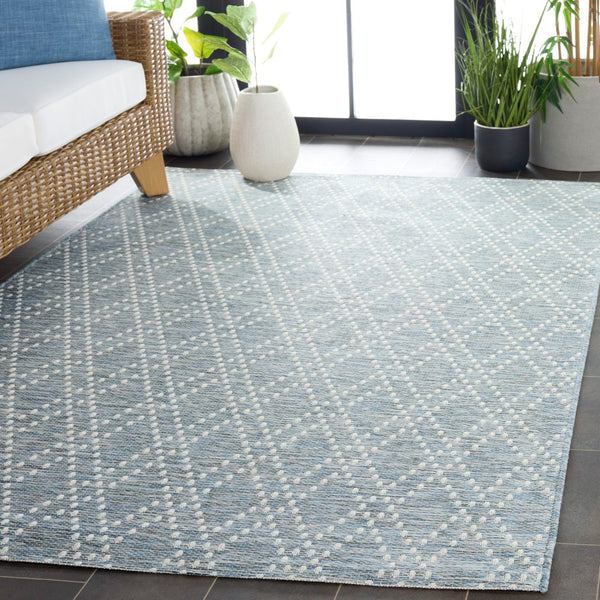 Safavieh Sunset Area Rug - Timeless Beige And Yellow Design For Indoor/Outdoor Comfort And Durability Blue ,Grey 85% Polypropylene,15% Polyester Set850m-9