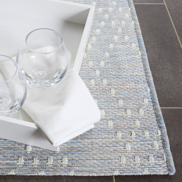 Safavieh Sunset Vibrant Area Rug - Medium Size Power-loomed Elegance & Durability For Home Décor Charm Blue ,Lavender 85% Polypropylene,15% Polyester Set850n-5