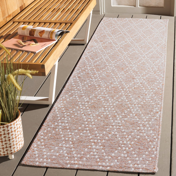 Safavieh Sunset Area Rug - Timeless Beige And Yellow Design For Indoor/Outdoor Comfort And Durability Rust ,Grey 85% Polypropylene,15% Polyester Set850p-9