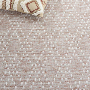 Safavieh Sunset Vibrant Area Rug - Medium Size Power-loomed Elegance & Durability For Home Décor Charm Rust ,Grey 85% Polypropylene,15% Polyester Set850p-5