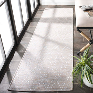 Safavieh Sunset Area Rug - Timeless Beige And Yellow Design For Indoor/Outdoor Comfort And Durability Salmon ,Grey 85% Polypropylene,15% Polyester Set850s-9