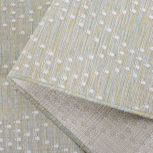 Safavieh Sunset Vibrant Area Rug - Medium Size Power-loomed Elegance & Durability For Home Décor Charm Light Green ,Yellow 85% Polypropylene,15% Polyester Set850y-5