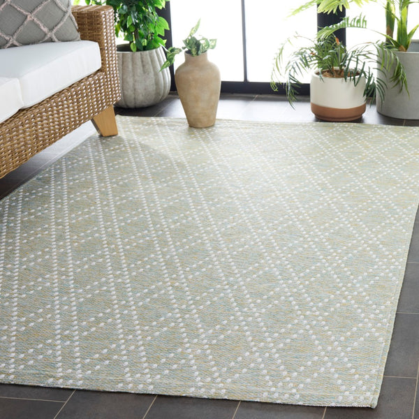 Safavieh Sunset Area Rug - Timeless Beige And Yellow Design For Indoor/Outdoor Comfort And Durability Light Green ,Yellow 85% Polypropylene,15% Polyester Set850y-9