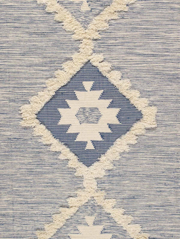 Pasargad Santa Fe Collection Hand-knotted Cotton & Wool Area Rug - Bold Design 8' X 10' Perfect Fit   Sf-03 8x10