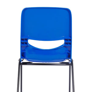 English Elm HERCULES Heavy-Duty Flex Comfort Classroom Chair for Ergonomic Support and Space-Saving Stackability Navy SF-CH003-NVY-BLK-GG