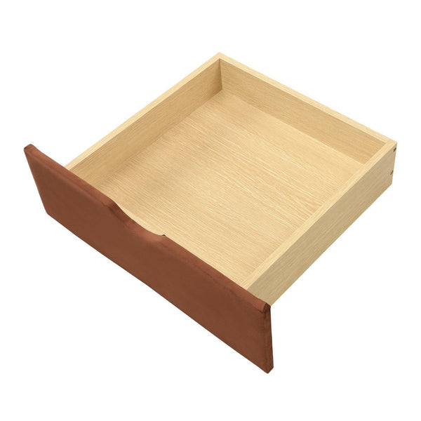 English Elm Full Upholstered Daybed with Corduroy Velvet Fabric 2 Storage Drawers Kids Bedroom Brown SF000213AAD