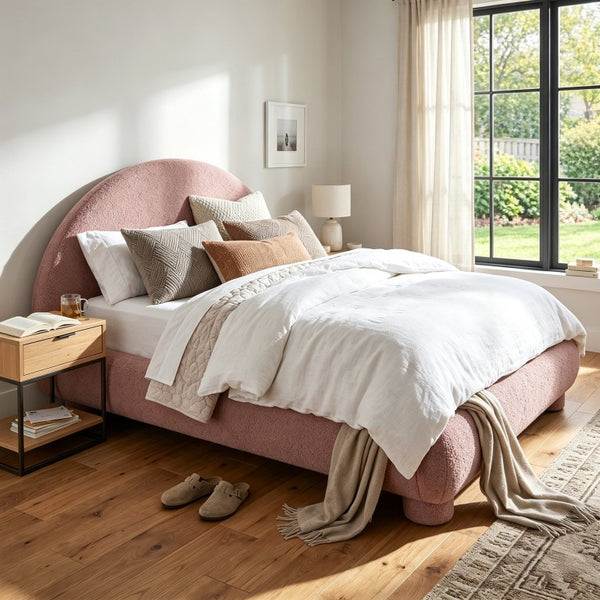 English Elm Twin Metal Daybed with Storage Drawers Powder Coated Iron Frame Guest Room Sofa Red Full SF000218AAJ