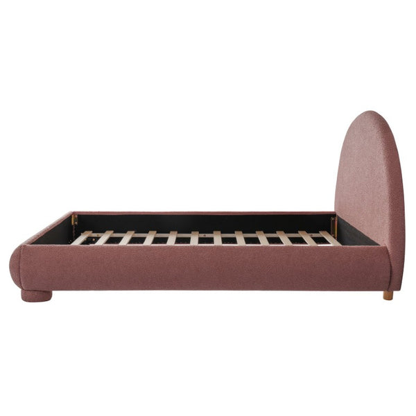 English Elm Twin Metal Daybed with Storage Drawers Powder Coated Iron Frame Guest Room Sofa Red Full SF000218AAJ