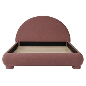 English Elm Twin Metal Daybed with Storage Drawers Powder Coated Iron Frame Guest Room Sofa Red Full SF000218AAJ