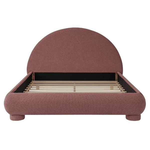 English Elm Twin Metal Daybed with Storage Drawers Powder Coated Iron Frame Guest Room Sofa Red Full SF000218AAJ