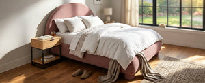 English Elm Twin Metal Daybed with Storage Drawers Powder Coated Iron Frame Guest Room Sofa Red Full SF000218AAJ