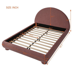 English Elm Twin Metal Daybed with Storage Drawers Powder Coated Iron Frame Guest Room Sofa Red Full SF000218AAJ