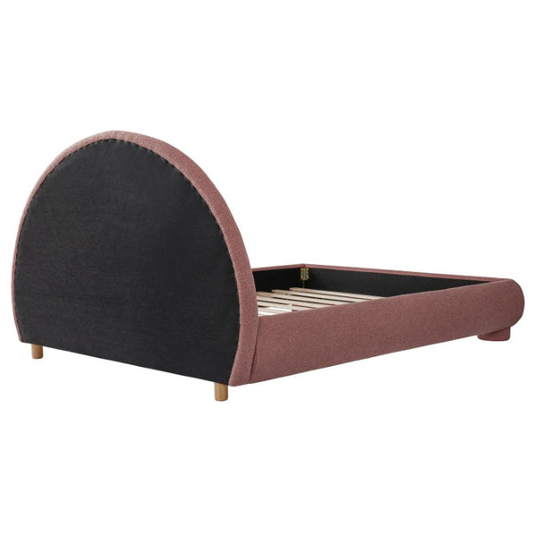 English Elm Twin Metal Daybed with Storage Drawers Powder Coated Iron Frame Guest Room Sofa Red Full SF000218AAJ