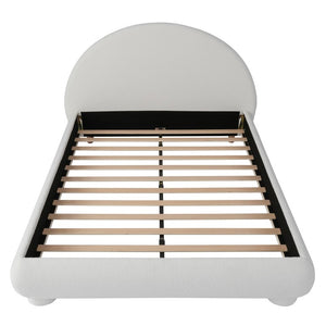 English Elm Twin Metal Daybed with Storage Drawers Powder Coated Iron Frame Guest Room Sofa White Full SF000218AAK