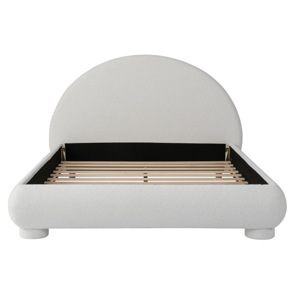 English Elm Twin Metal Daybed with Storage Drawers Powder Coated Iron Frame Guest Room Sofa White Full SF000218AAK