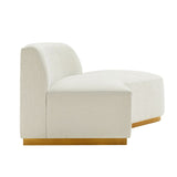 Manhattan Comfort Daria Modern Sofa Ivory SF012-IV