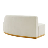 Manhattan Comfort Daria Modern Sofa Ivory SF012-IV