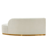 Manhattan Comfort Daria Modern Sofa Ivory SF012-IV